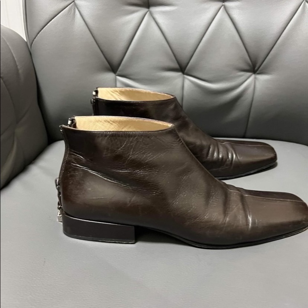 Louis Vuitton Ankle Boots Dark Brown